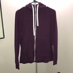 Rebook zipper hoodie